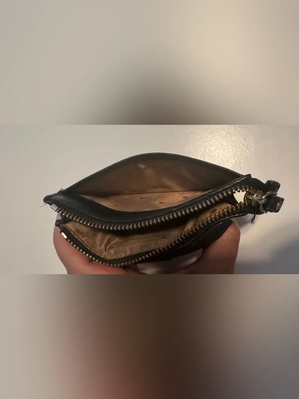 kate spade Black Leather Bow Card Holder Wallet